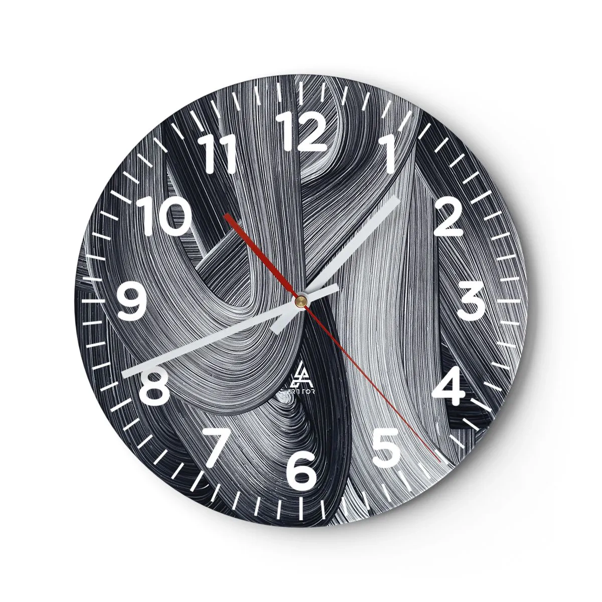 Horloge murale - Pendule murale - La fluidité de la réalité - 40x40 cm