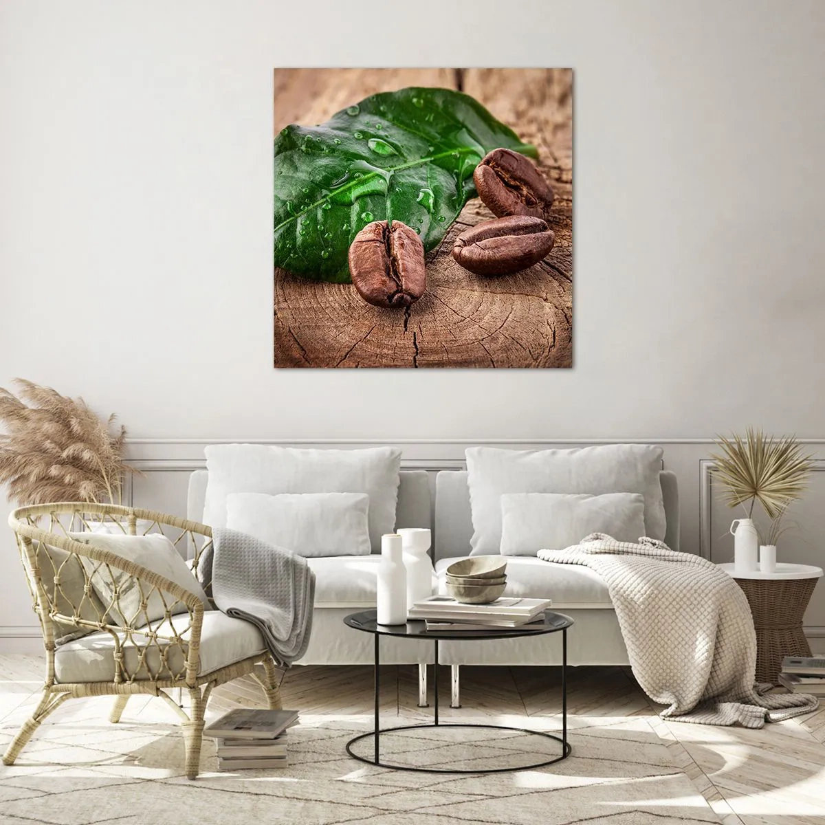 Impression sur verre - Image sur verre - La plus vraie et noire - 30x30 cm