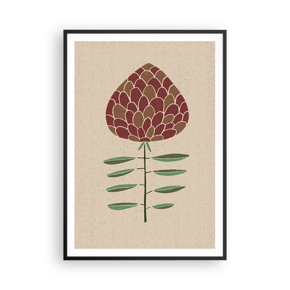 Affiche dans un cadre noir - Poster - Quelle grosse affaire - 70x100 cm