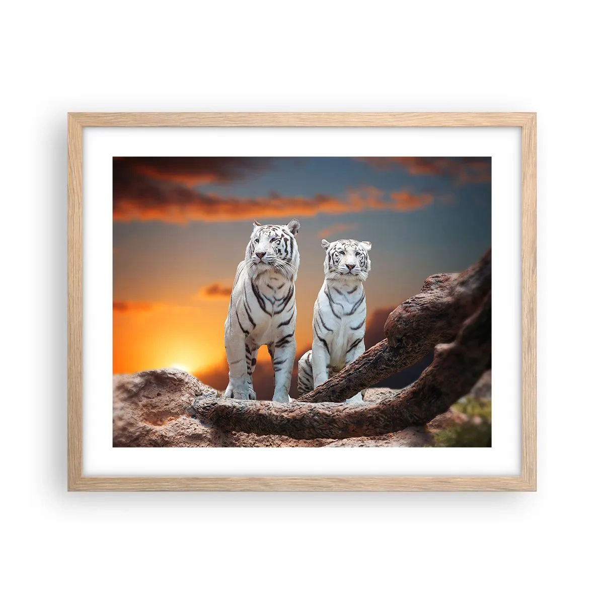 Affiche dans un chêne clair - Poster - Tout comme à Narnia - 50x40 cm