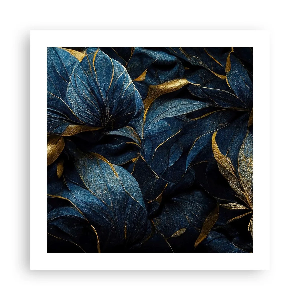 Affiche - Poster - Des dessous dorés - 50x50 cm