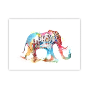 Affiche - Poster - Inde - l'aura de l'amour - 70x50 cm