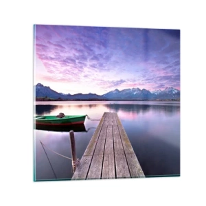 Impression sur verre - Image sur verre - Silence amical - 30x30 cm