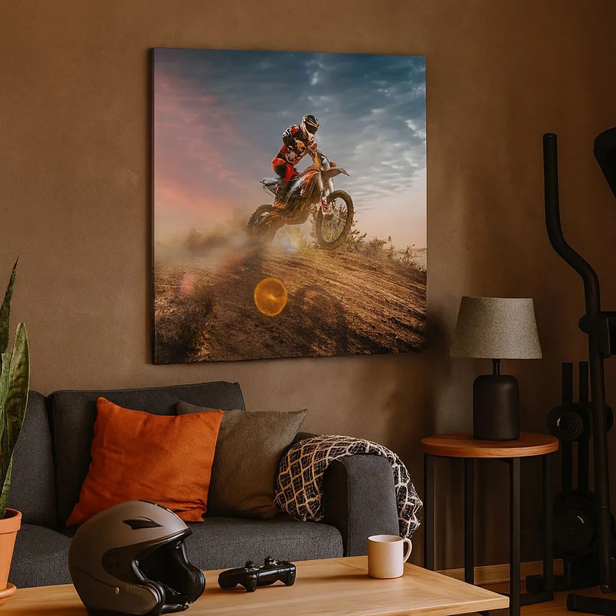 Impression sur toile - Image sur toile - Pour la victoire - 30x30 cm