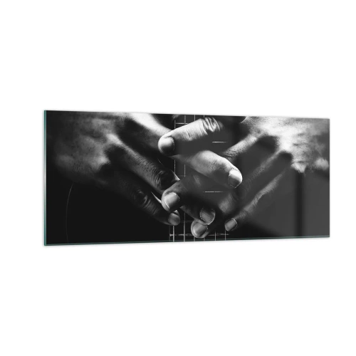 Impression sur verre - Image sur verre - Prière d'artiste - 100x40 cm