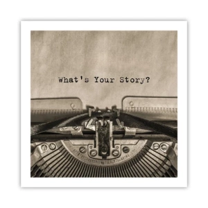 Affiche - Poster - Réponds-moi - 60x60 cm