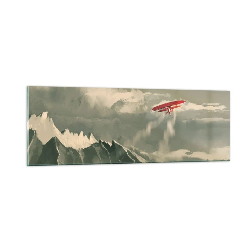 Impression sur verre - Image sur verre - Pionnier intrépide - 90x30 cm