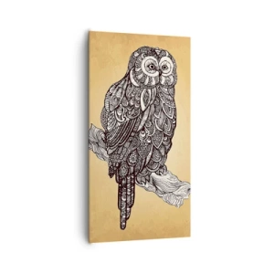 Impression sur toile - Image sur toile - Ornements complexes de sagesse - 65x120 cm