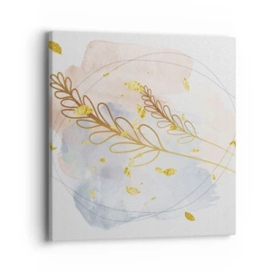 Impression sur toile - Image sur toile - Explosion d'or - 40x40 cm