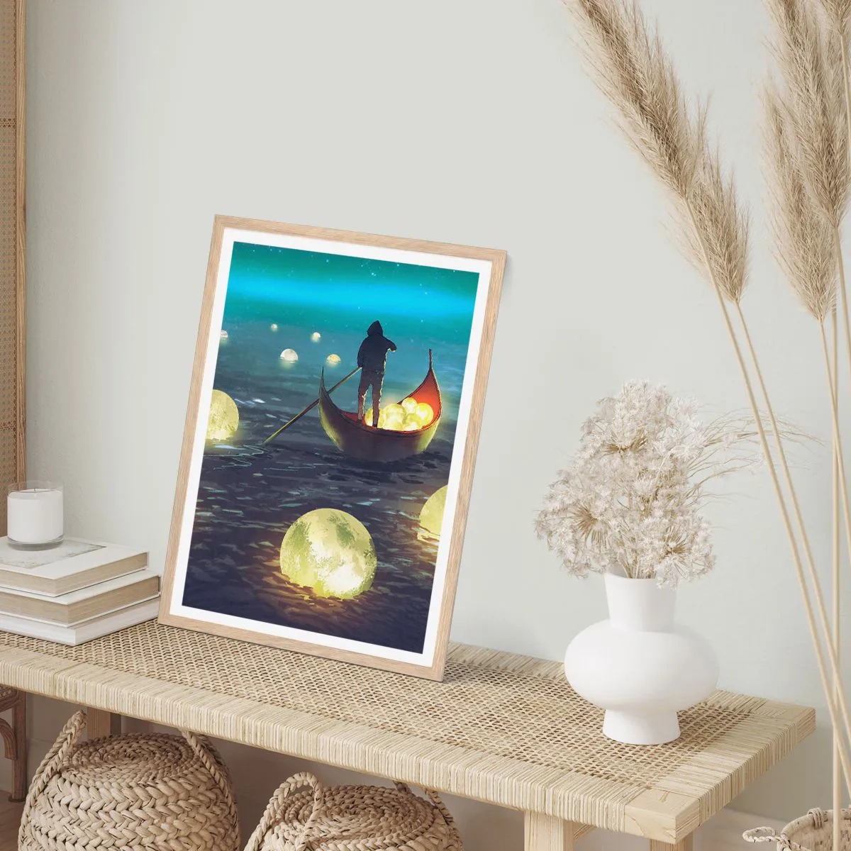 Affiche dans un chêne clair - Poster - Des choses dont les philosophes n'ont jamais rêvé - 40x50 cm