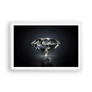 Affiche dans un cadre blanc - Poster - La meilleure amie - 91x61 cm