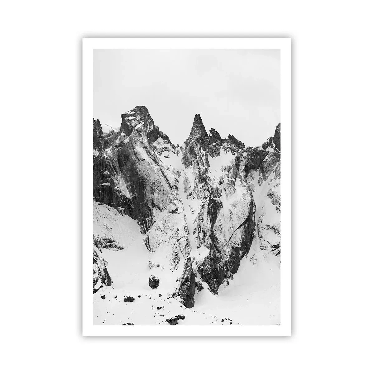 Affiche - Poster - Crête dangereuse de granit - 70x100 cm