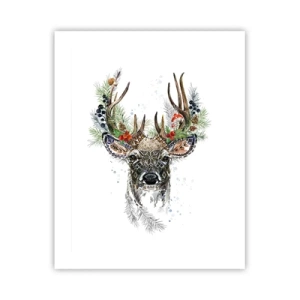 Affiche - Poster - En robe de fête - 40x50 cm