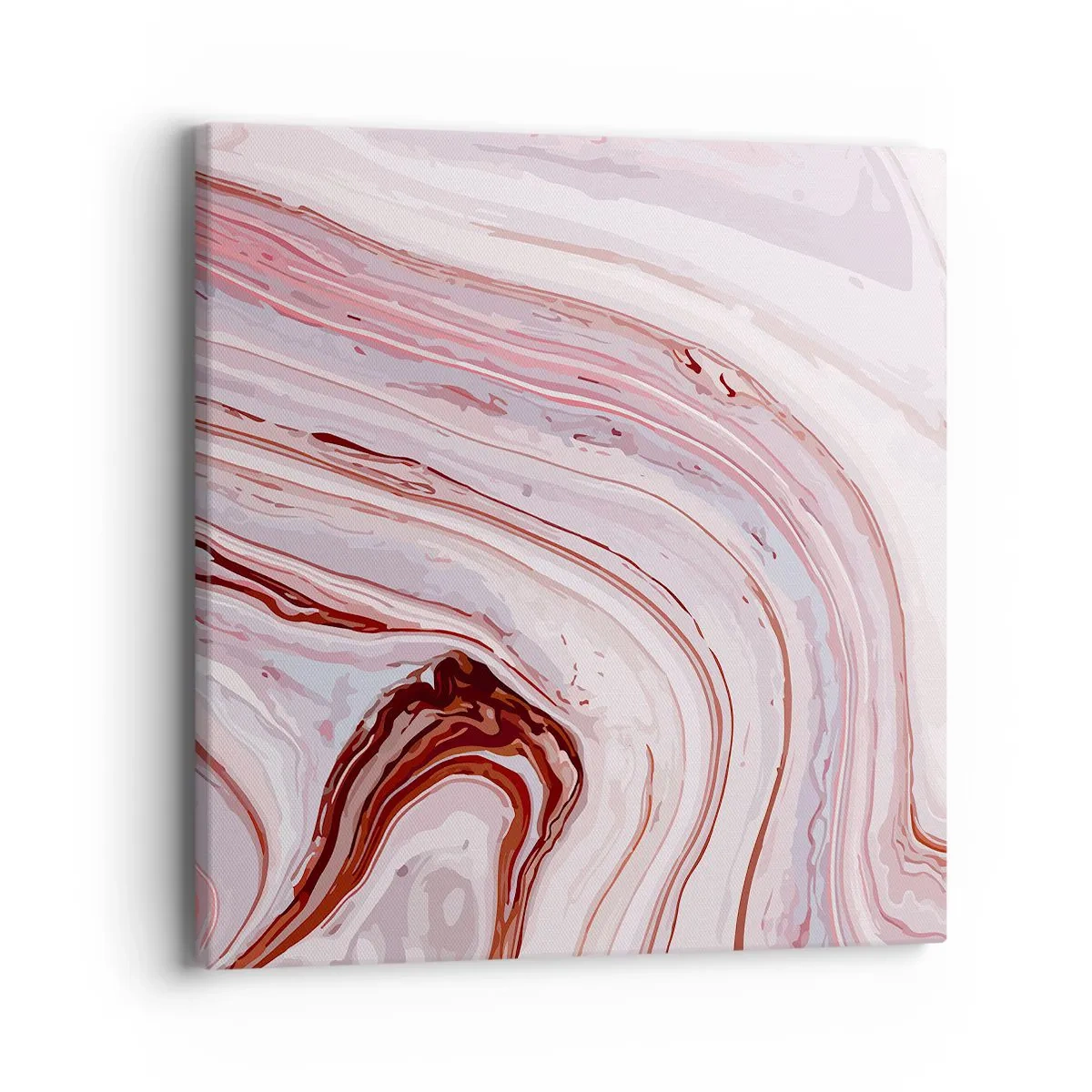 Impression sur toile - Image sur toile - Tout droit, puis tout en bas - 40x40 cm