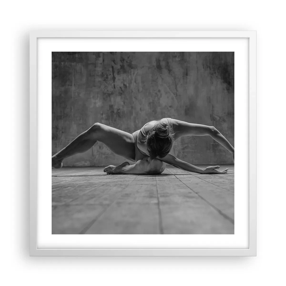 Affiche dans un cadre blanc - Poster - Symétrie trouvée - 50x50 cm