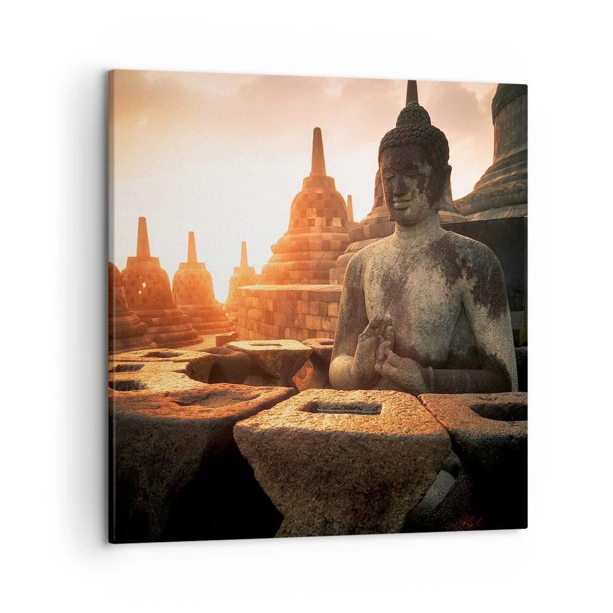 Impression sur toile - Image sur toile - Temps de grande sagesse - 50x50 cm