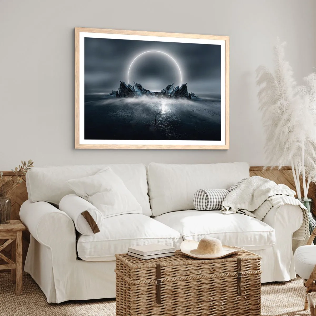 Affiche dans un chêne clair - Poster - La fin de l'histoire - 91x61 cm