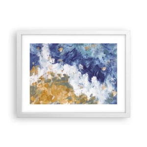 Affiche dans un cadre blanc - Poster - Danse des éléments - 40x30 cm