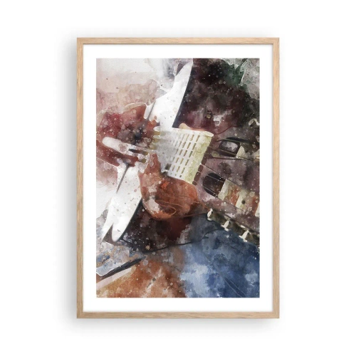 Affiche dans un chêne clair - Poster - Et qu'en pensez-vous ? - 50x70 cm