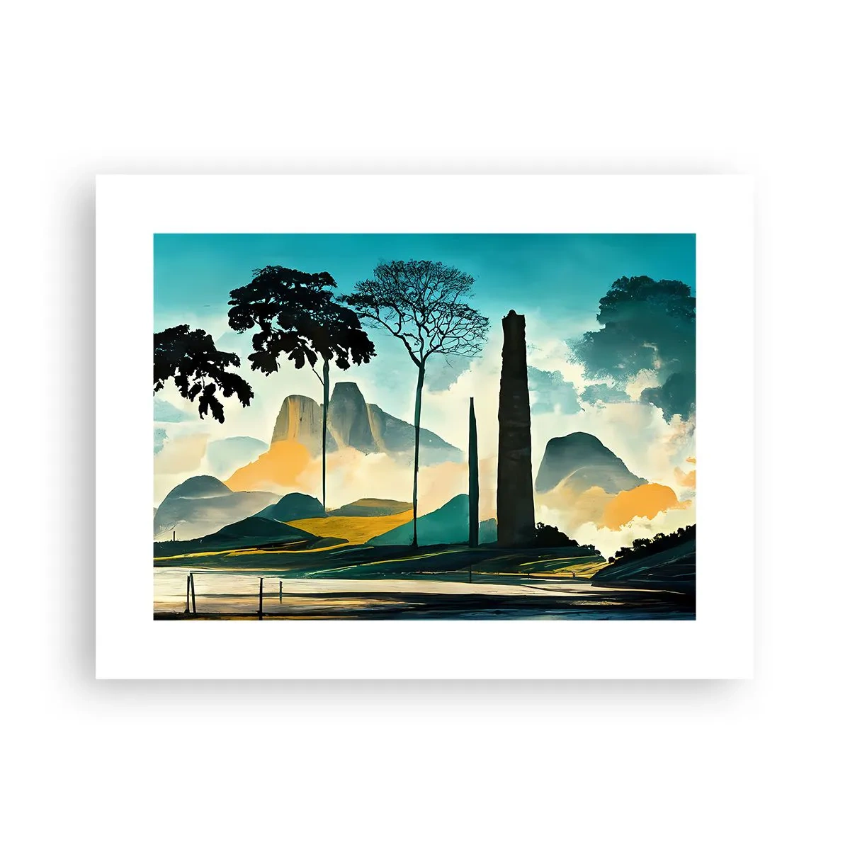 Affiche - Poster - Toujours de plus en plus haut - 40x30 cm