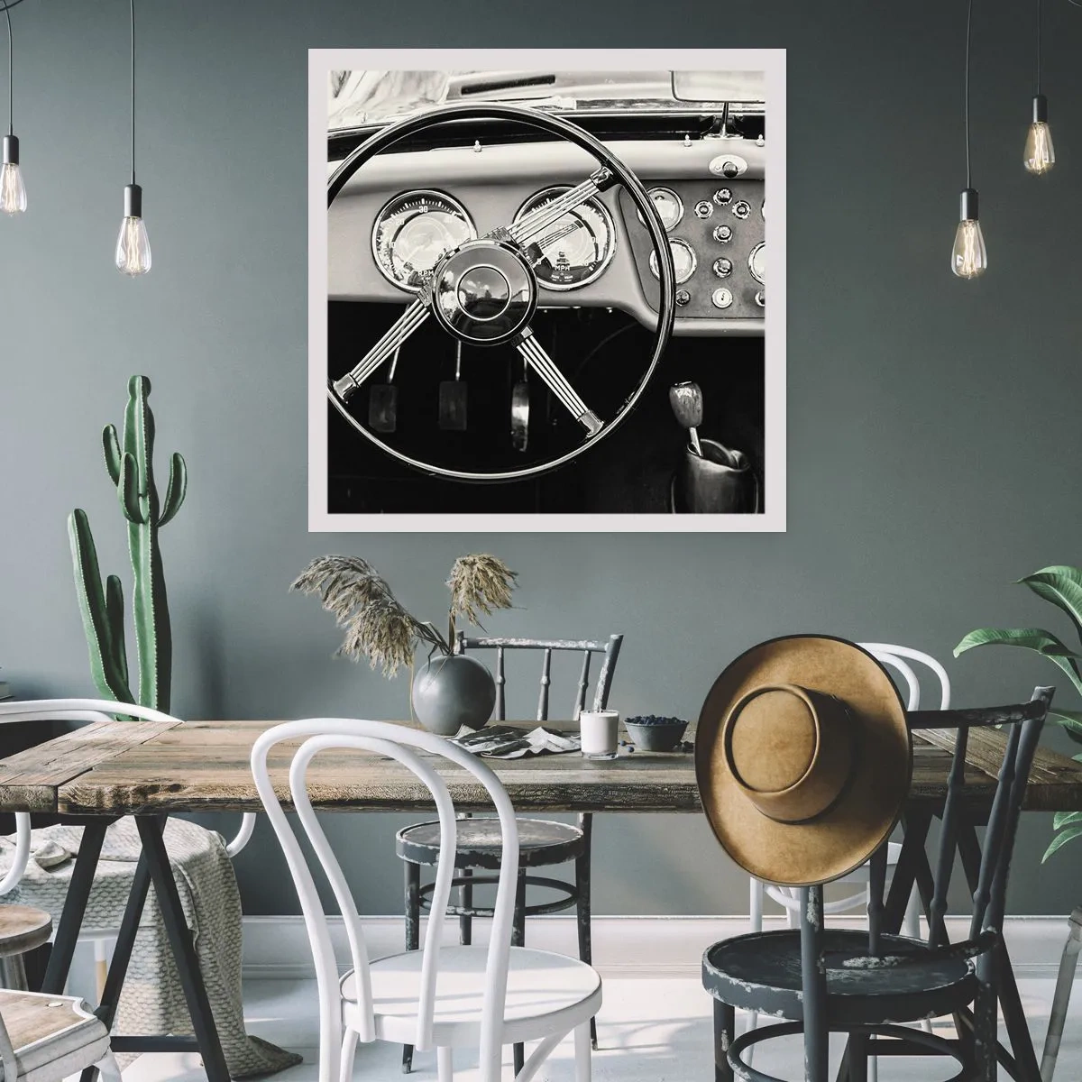 Affiche - Poster - Rêve de collectionneur - 60x60 cm