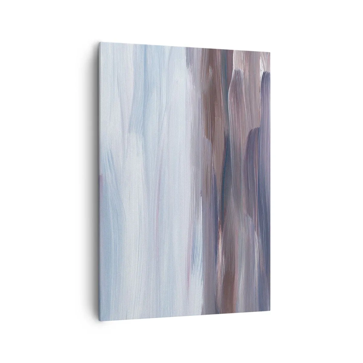 Impression sur toile - Image sur toile - Une abstraction subtile aux traits délicats dans des tons pastel. - 70x100cm - Éléments : eau - Décoration murale moderne pour le salon et la chambre ARTTOR