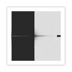 Affiche - Poster - Droit au but - 50x50 cm