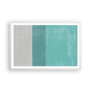 Affiche dans un cadre blanc - Poster - Composition équilibrée - 91x61 cm