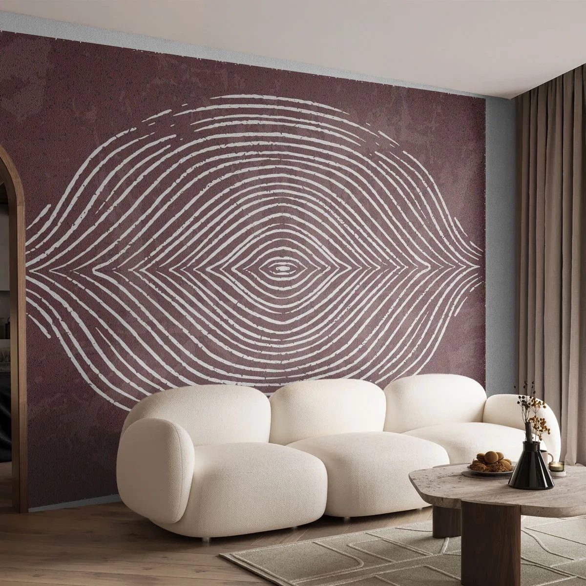 Papier Peint Autocollant Deluxe Sticker - L'espace parle - Bohème, Vieilli, Morceau - 250x175 cm