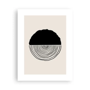 Affiche - Poster - Moitié-moitié - 30x40 cm