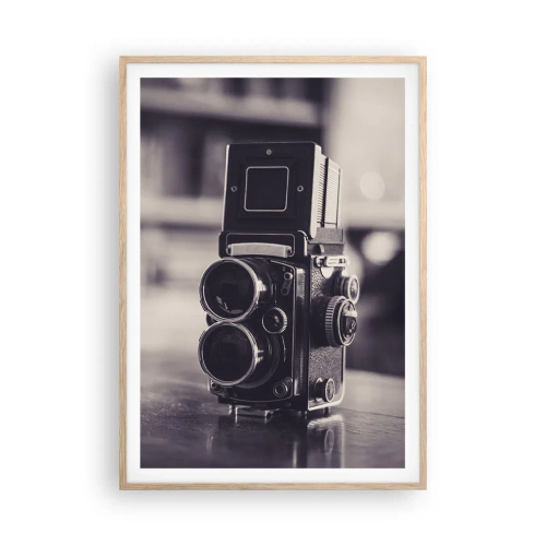 Affiche dans un chêne clair - Poster - La magie de la photographie ancienne - 70x100 cm