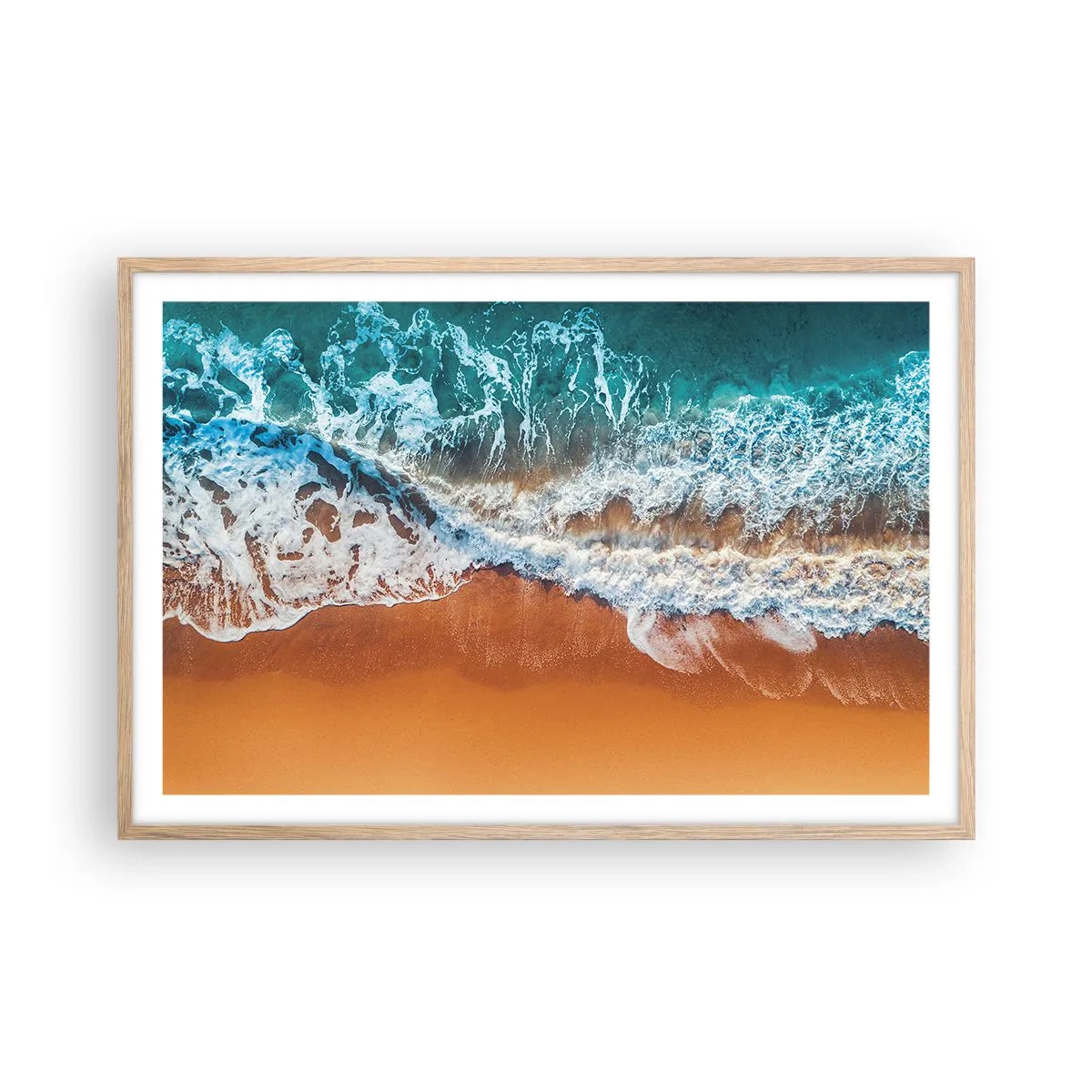 Affiche dans un chêne clair - Poster - Toujours ensemble - 91x61 cm