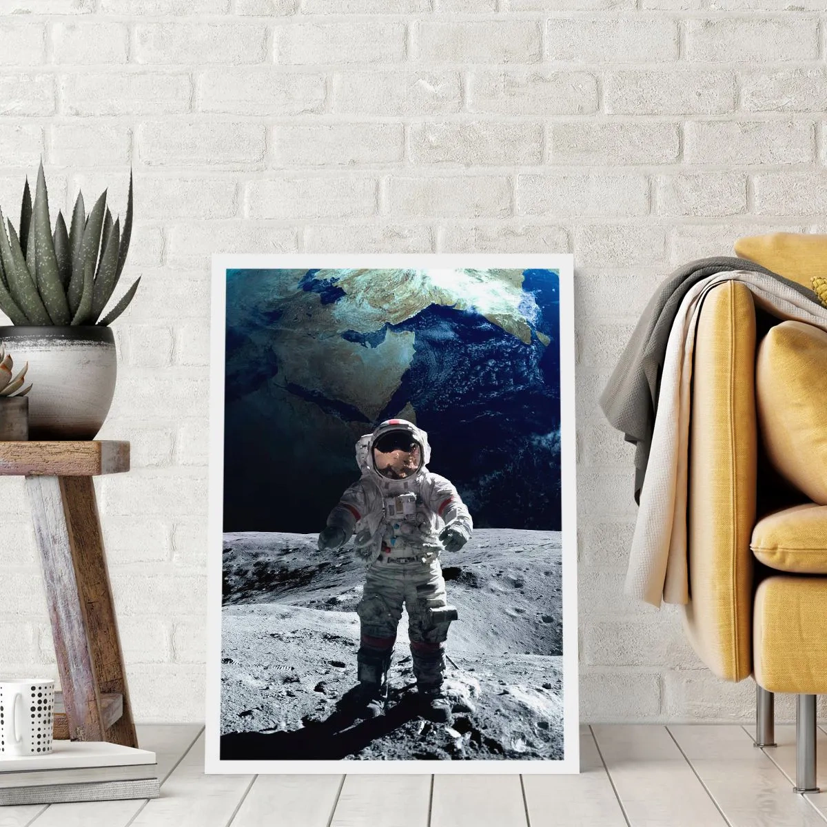 Affiche - Poster - Salutations de la lune - 70x100 cm