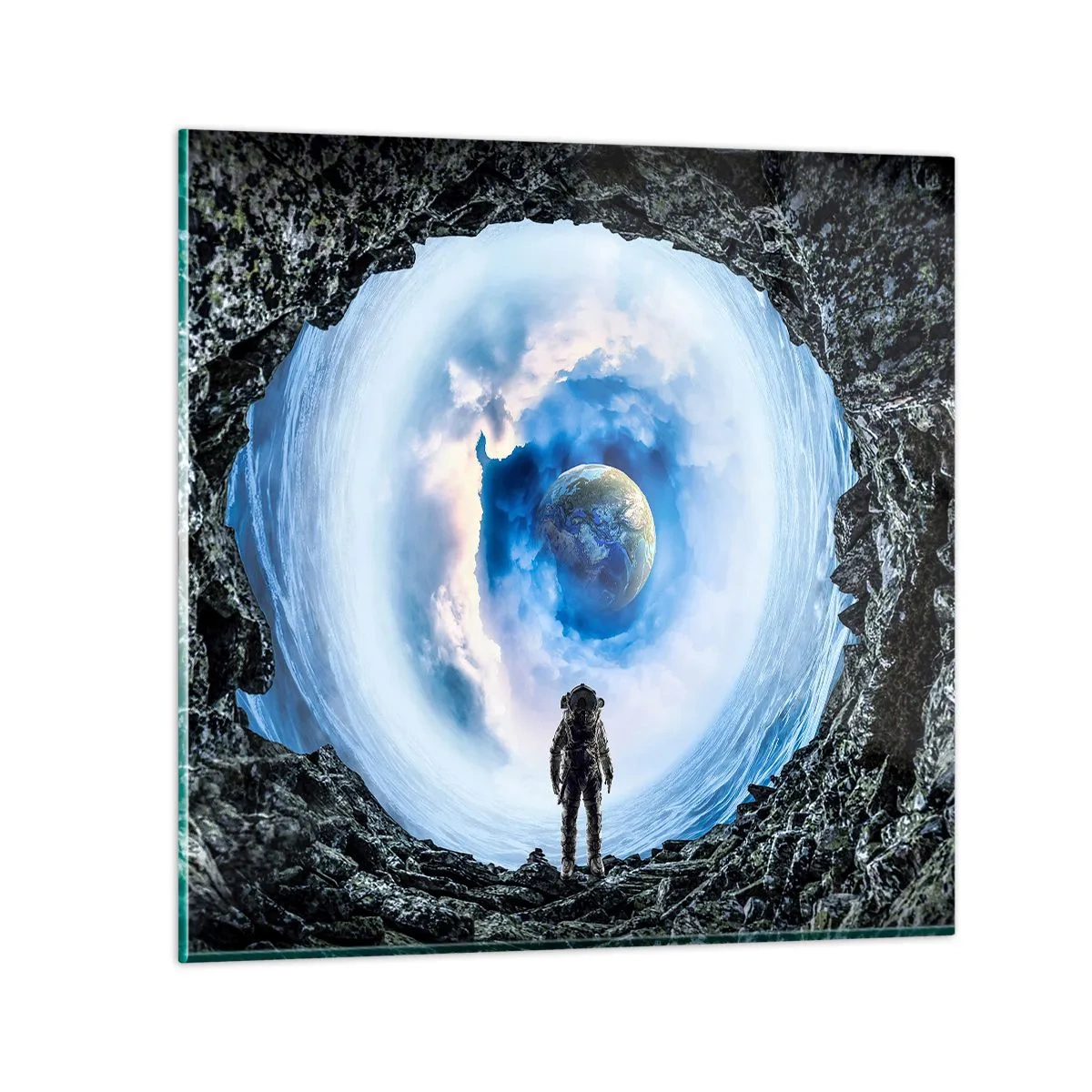 Impression sur verre - Image sur verre - Plus très loin de la maison - 30x30 cm