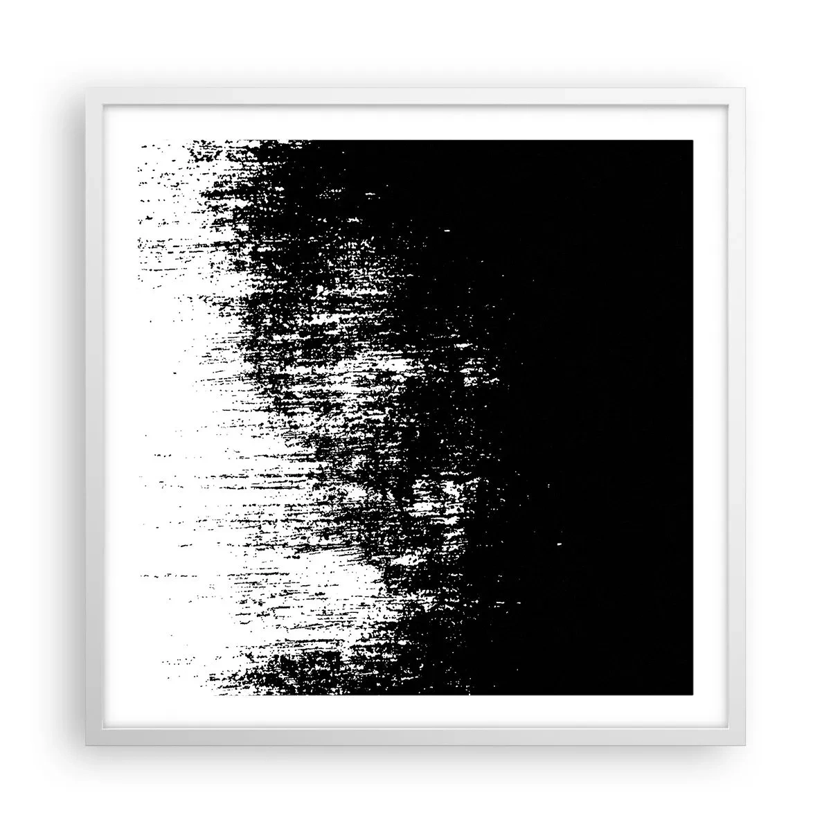 Affiche dans un cadre blanc - Poster - Et le gagnant est ... - 60x60 cm