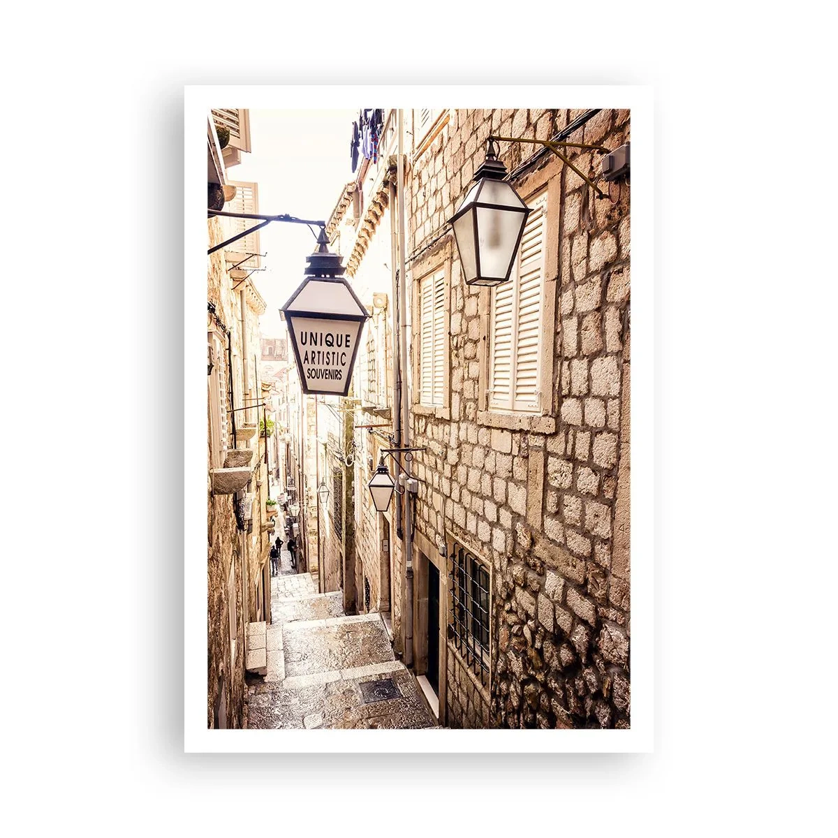 Affiche - Poster - Une charmante ruelle - 70x100 cm