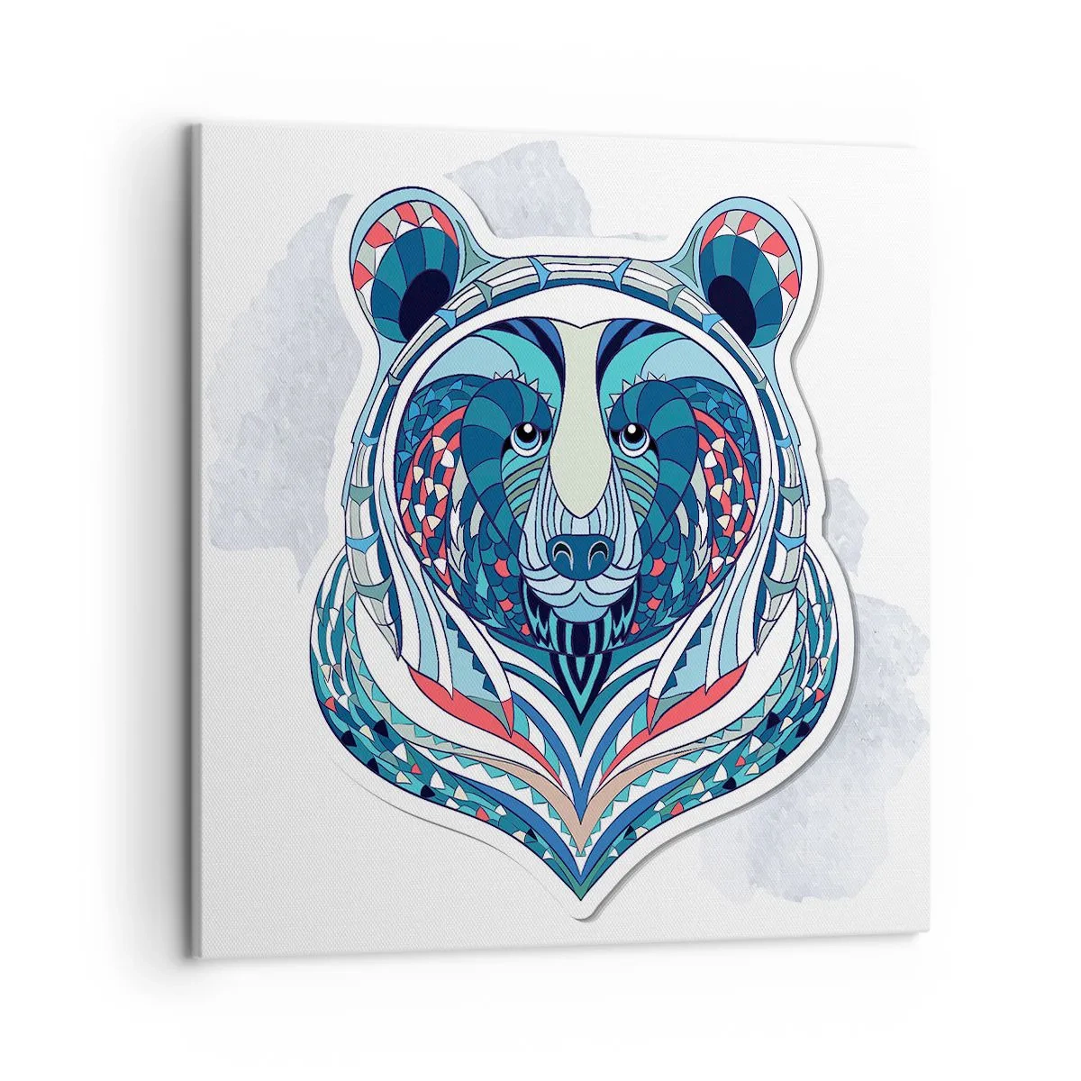 Impression sur toile - Image sur toile - Vive le Groenland ! - 50x50 cm