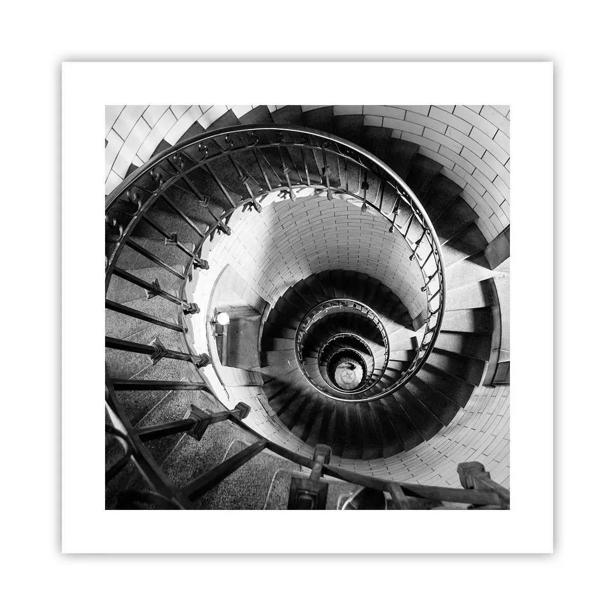 Affiche - Poster - De plus en plus haut - 40x40 cm