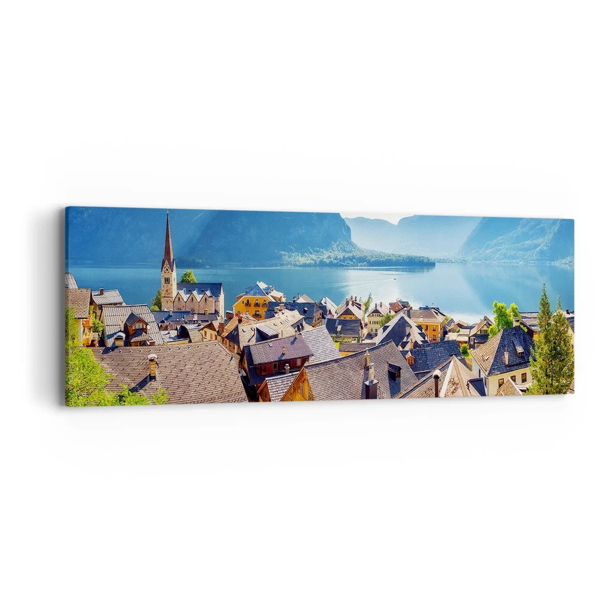 Impression sur toile - Image sur toile - ça ne pourrait pas être plus pittoresque - 90x30 cm