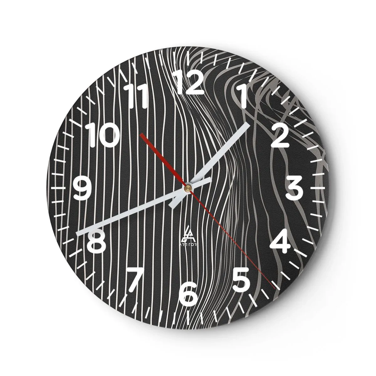 Horloge murale - Pendule murale - Rythme et accent - 30x30 cm