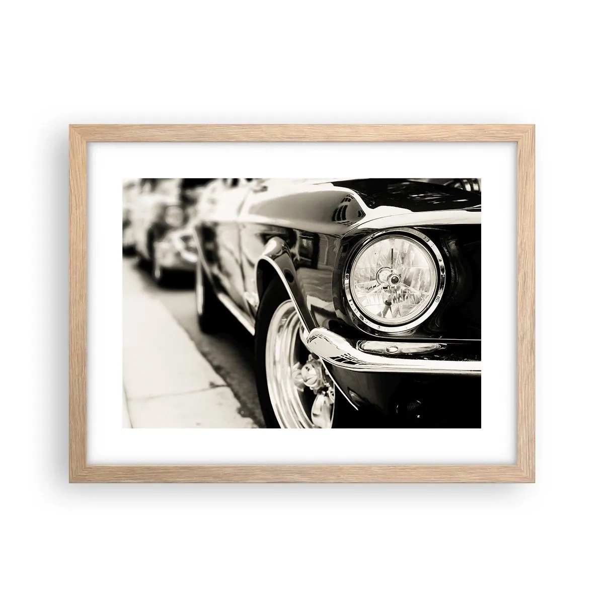 Affiche dans un chêne clair - Poster - Brillance permanente - 40x30 cm