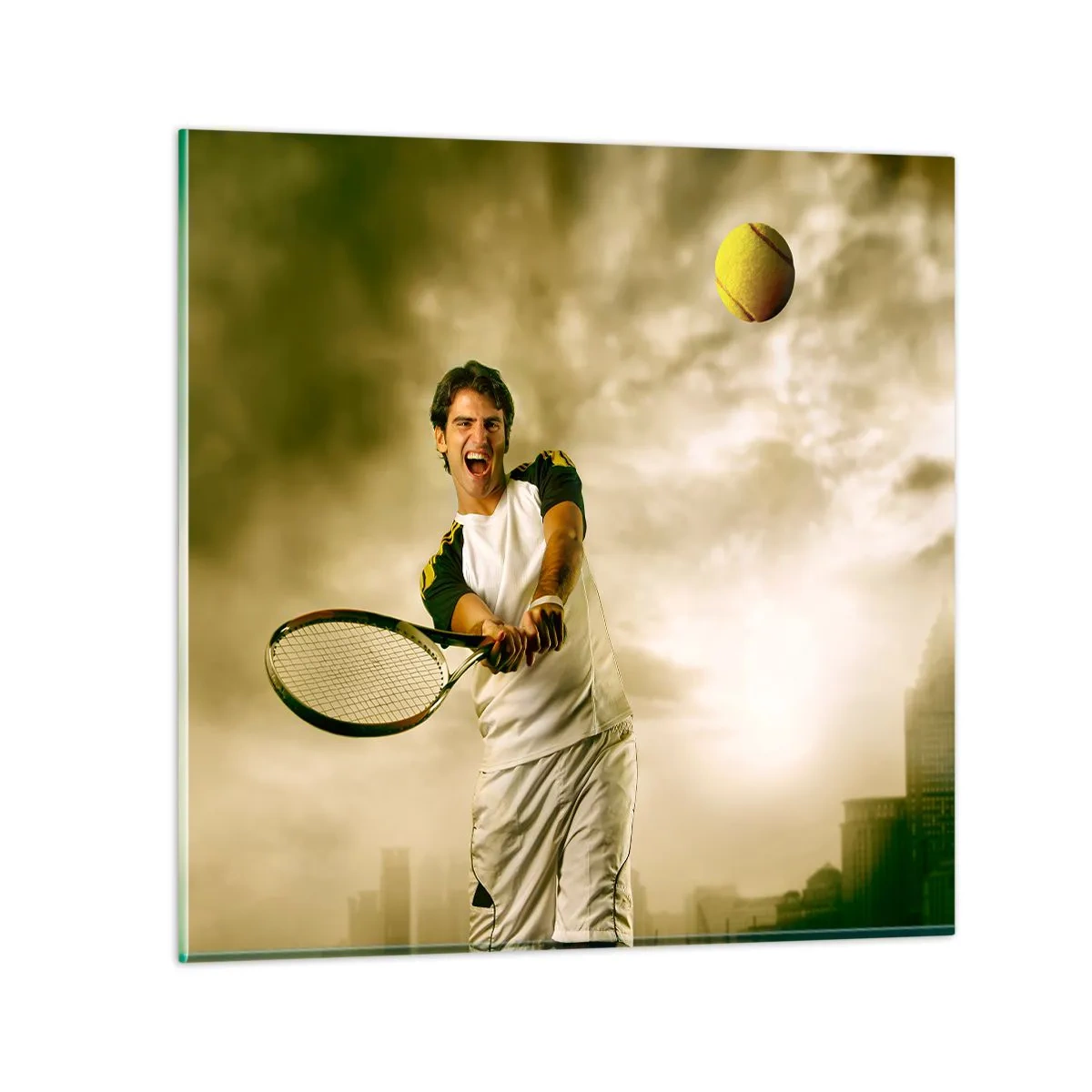 Impression sur verre - Image sur verre - Énergie et joie - 30x30 cm