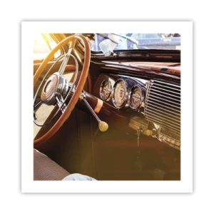 Affiche - Poster - Souffle de luxe venu du passé - 50x50 cm