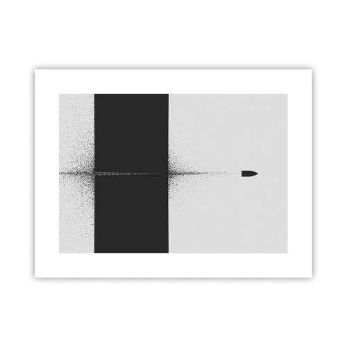 Affiche - Poster - Droit au but - 40x30 cm