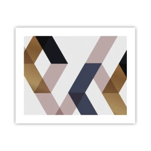 Affiche - Poster - Plats et angles - 50x40 cm