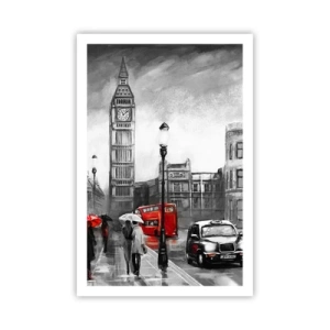 Affiche - Poster - Pas du tout une ville grise - 61x91 cm