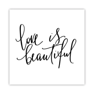 Affiche - Poster - Lire et répéter - 60x60 cm