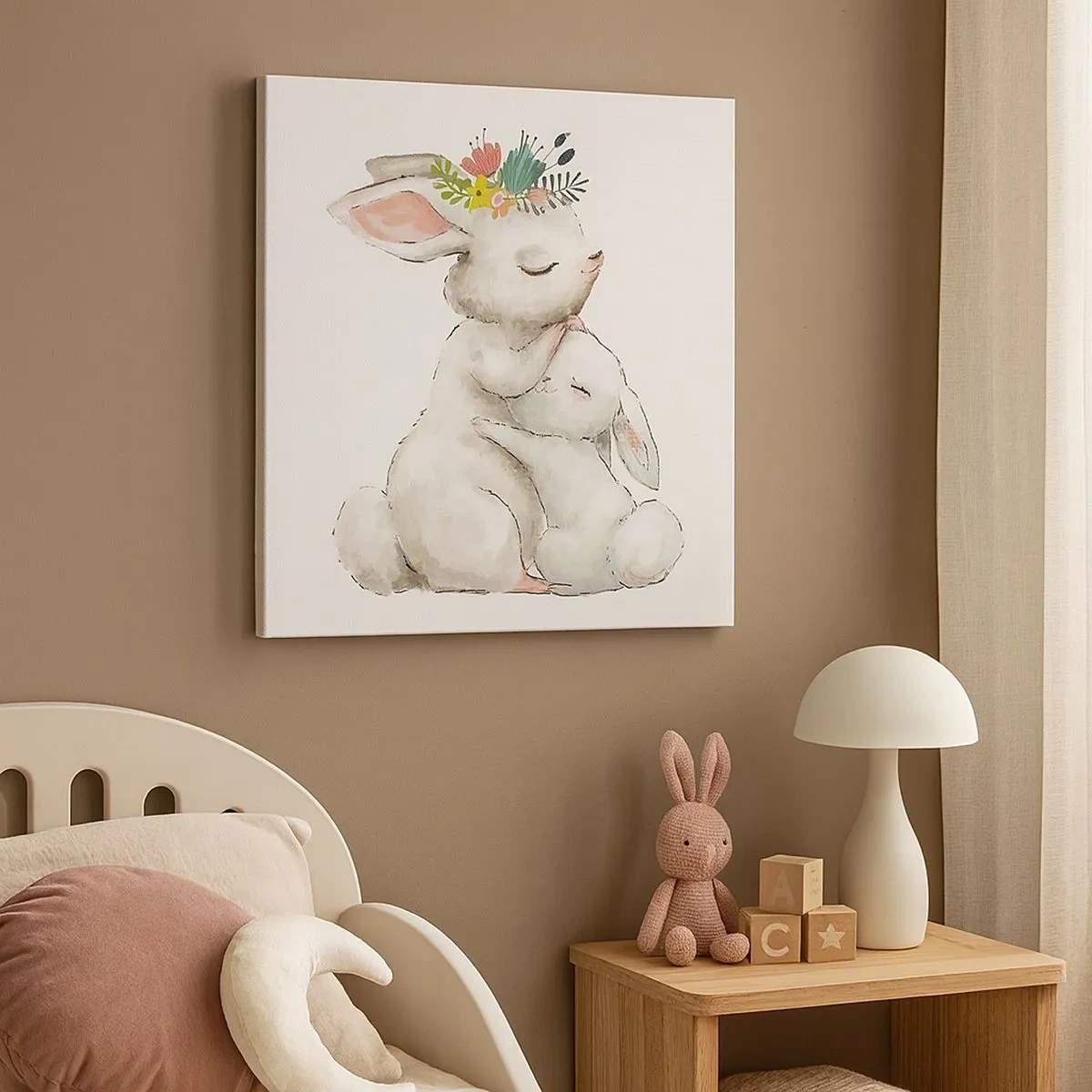 Impression sur toile - Image sur toile - Maman irremplaçable - 30x30 cm