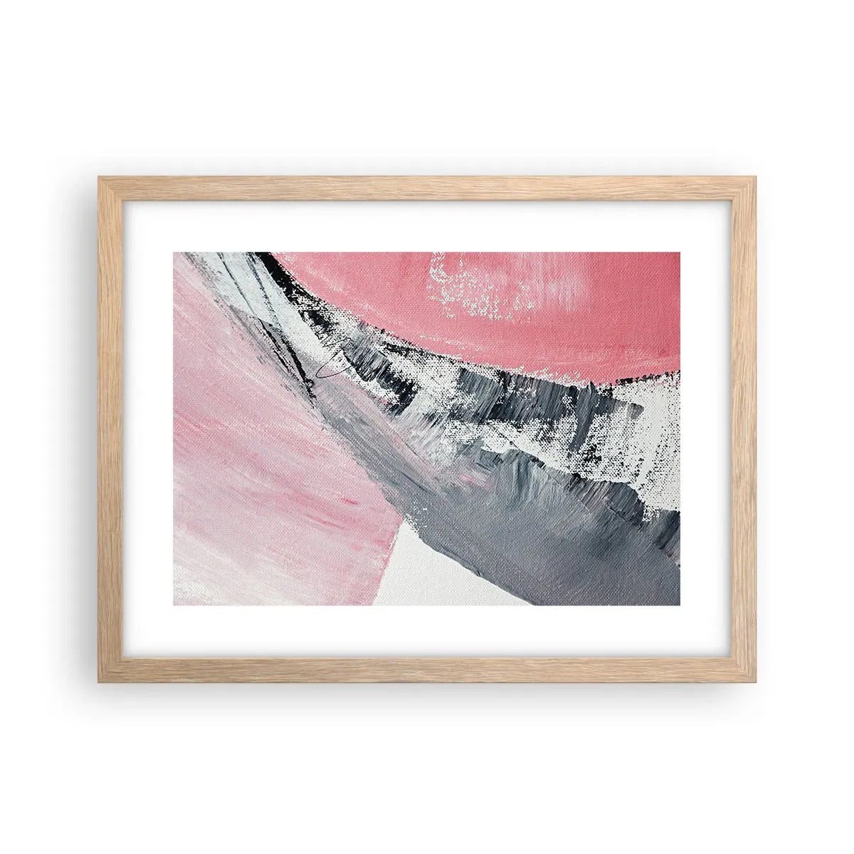Affiche dans un chêne clair - Poster - Composition assortie - 40x30 cm