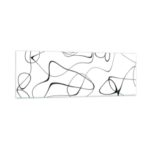 Impression sur verre - Image sur verre - Le chemin de la vie, les voies du hasard - 90x30 cm